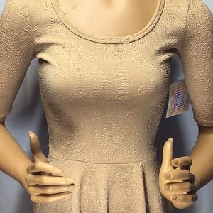 LuLaRoe Nicole jacquard swing elegant dress